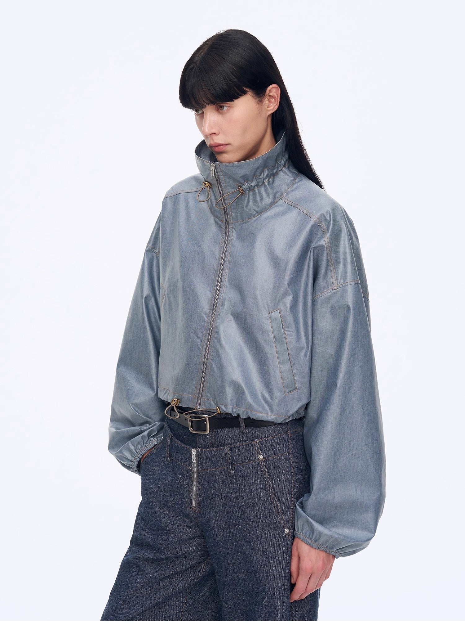 "Blues Notes" Technological Composite Film Cotton Lightweight Outdoor Jacket - variant_title