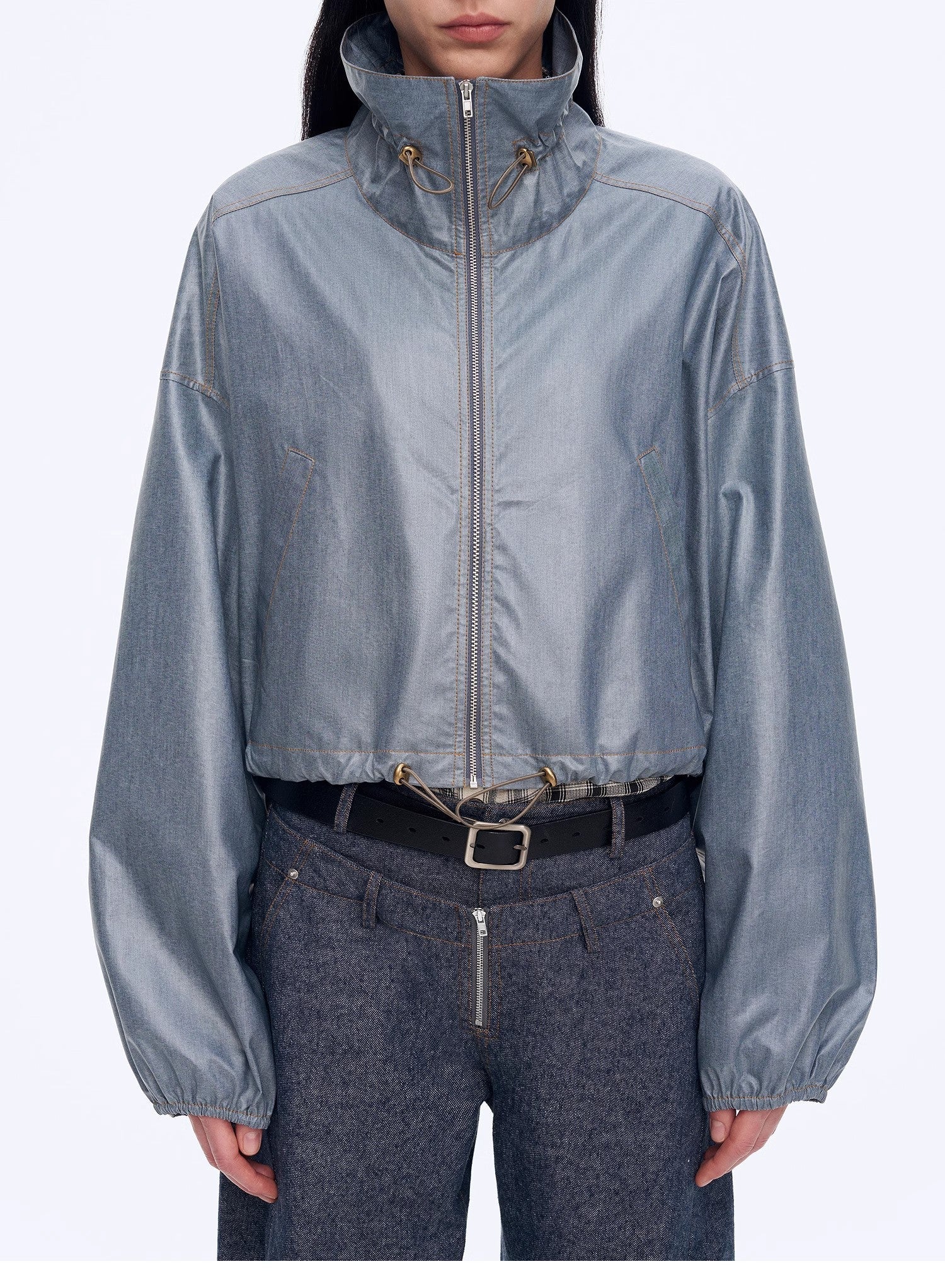 "Blues Notes" Technological Composite Film Cotton Lightweight Outdoor Jacket - variant_title