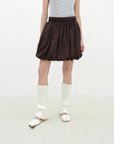 "Bubble Park" elastic waist three - dimensional flower bud new skirt - variant_title