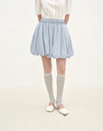 "Bubble Park" elastic waist three - dimensional flower bud new skirt - variant_title