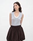 "Bubble Park" elastic waist three - dimensional flower bud new skirt - variant_title
