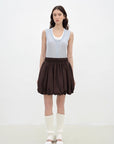 "Bubble Park" elastic waist three - dimensional flower bud new skirt - variant_title