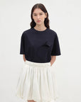 "Bubble Park" elastic waist three - dimensional flower bud new skirt - variant_title