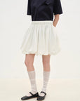 "Bubble Park" elastic waist three - dimensional flower bud new skirt - variant_title