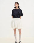 "Bubble Park" elastic waist three - dimensional flower bud new skirt - variant_title