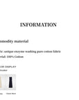 "Casual Commuting" light luxury mercerized cotton special - shaped collar waist irregular lazy long dress - variant_title
