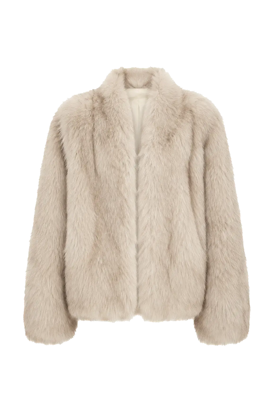 Chic Sister Blossom Pink standing-collar SagaFurs fox fur coat product view
