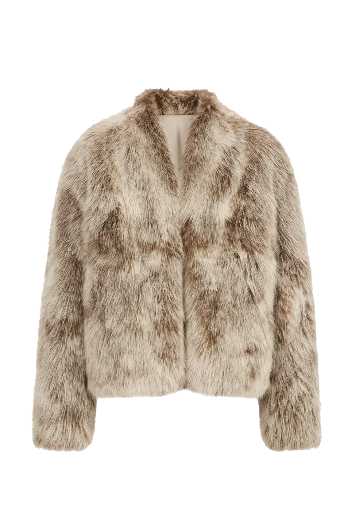 Chic Sister Hazel standing-collar SagaFurs fox fur coat product view