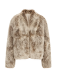 Chic Sister Hazel standing-collar SagaFurs fox fur coat product view