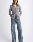 Classic retro old money style, craft washed organic cotton, retro straight slim jeans - variant_title