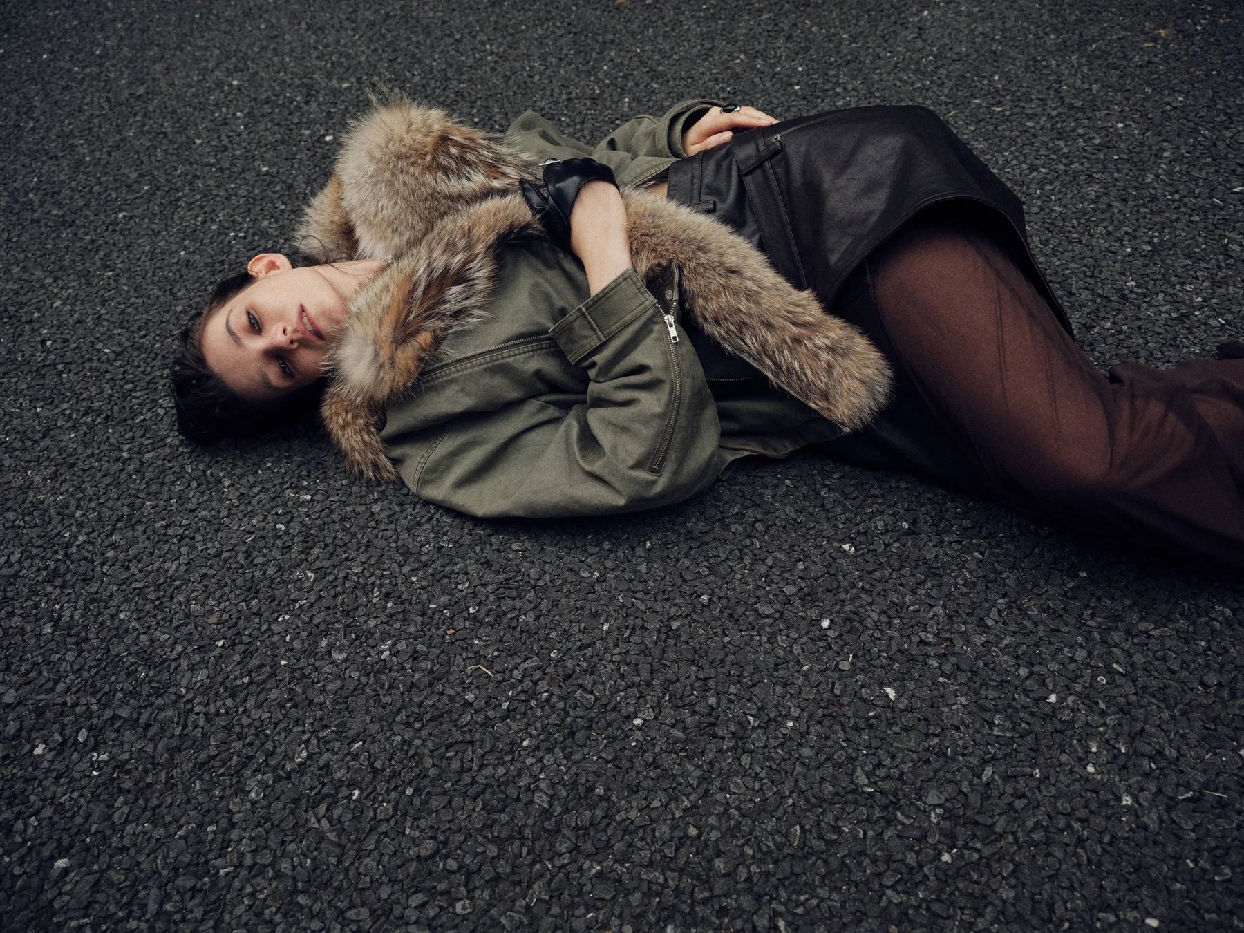 Firelady Fur editorial outerwear visual