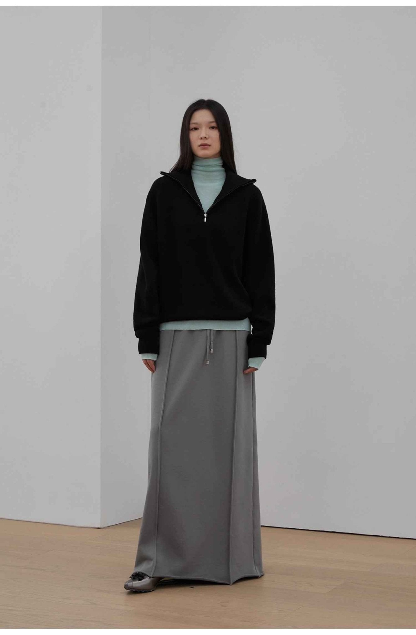 "Cloudy Star"Lazy Dress ,Sporty style color - blocked drawstring women's skirt - variant_title