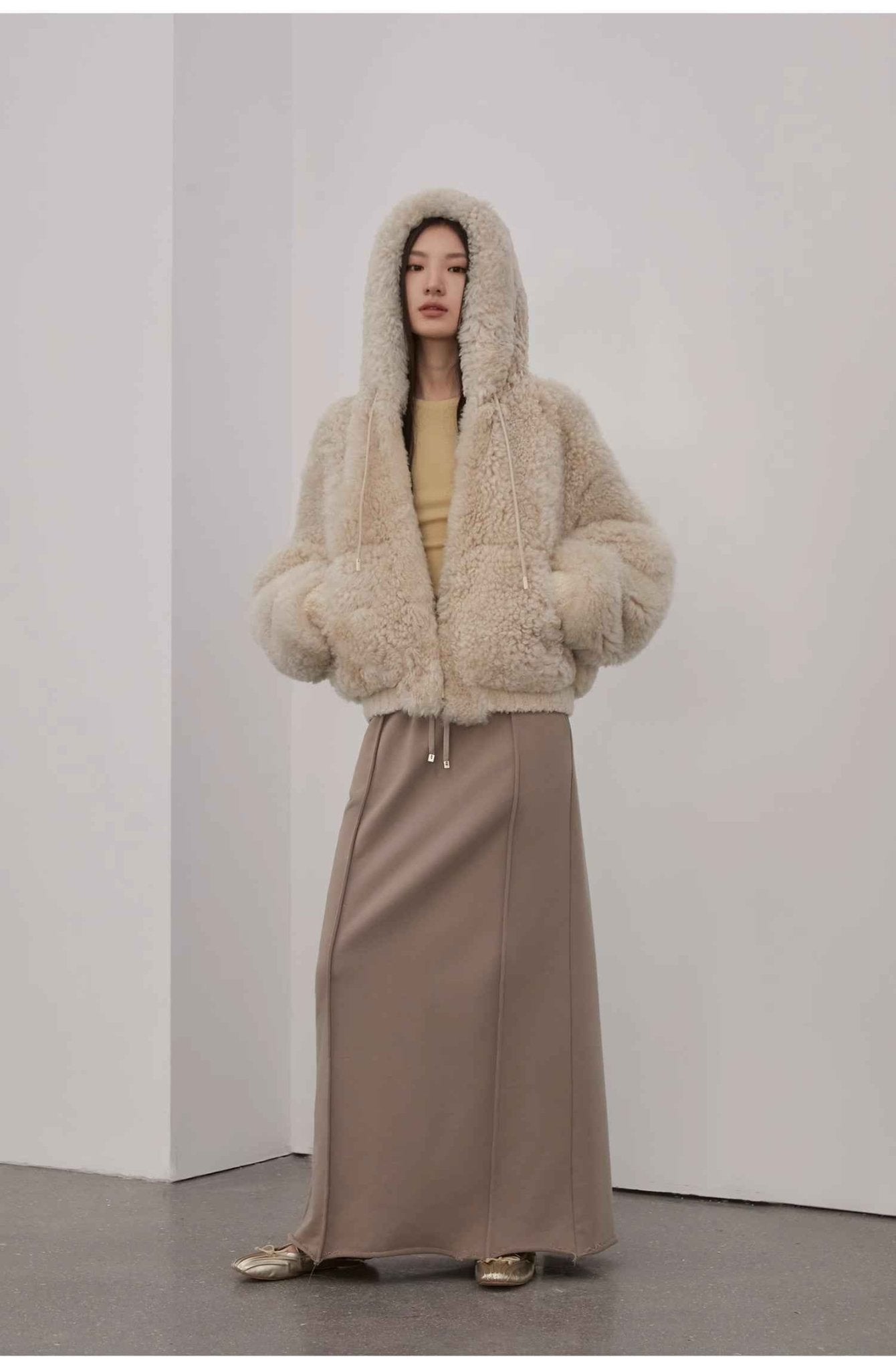 "Cloudy Star"Lazy Dress ,Sporty style color - blocked drawstring women's skirt - variant_title