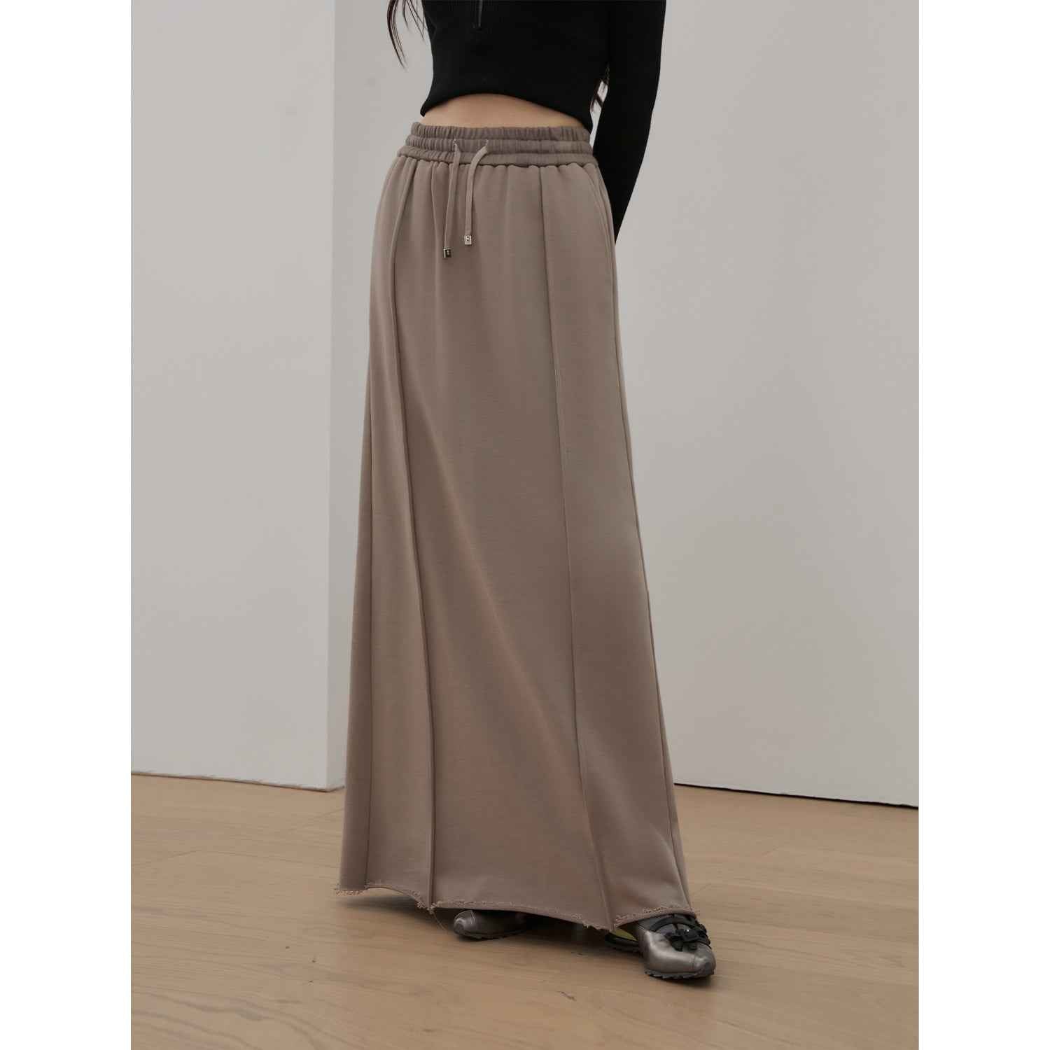 "Cloudy Star"Lazy Dress ,Sporty style color - blocked drawstring women's skirt - variant_title