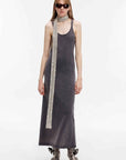 "Cool Girl Recipe" Luxury brand exclusive ferment - washed distressed vest dress - variant_title