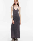 "Cool Girl Recipe" Luxury brand exclusive ferment - washed distressed vest dress - variant_title