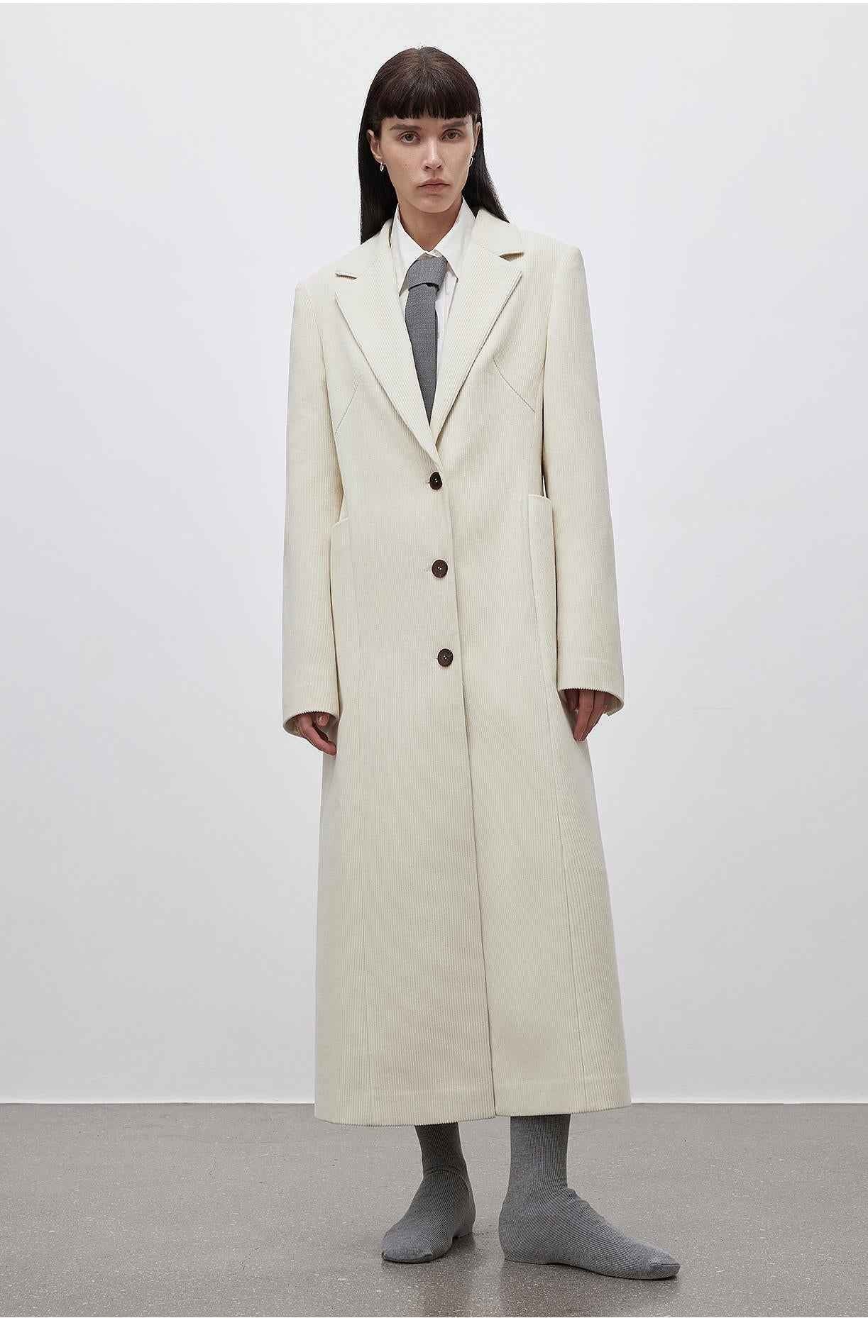 Corduroy three - dimensional pocket waist coat - variant_title
