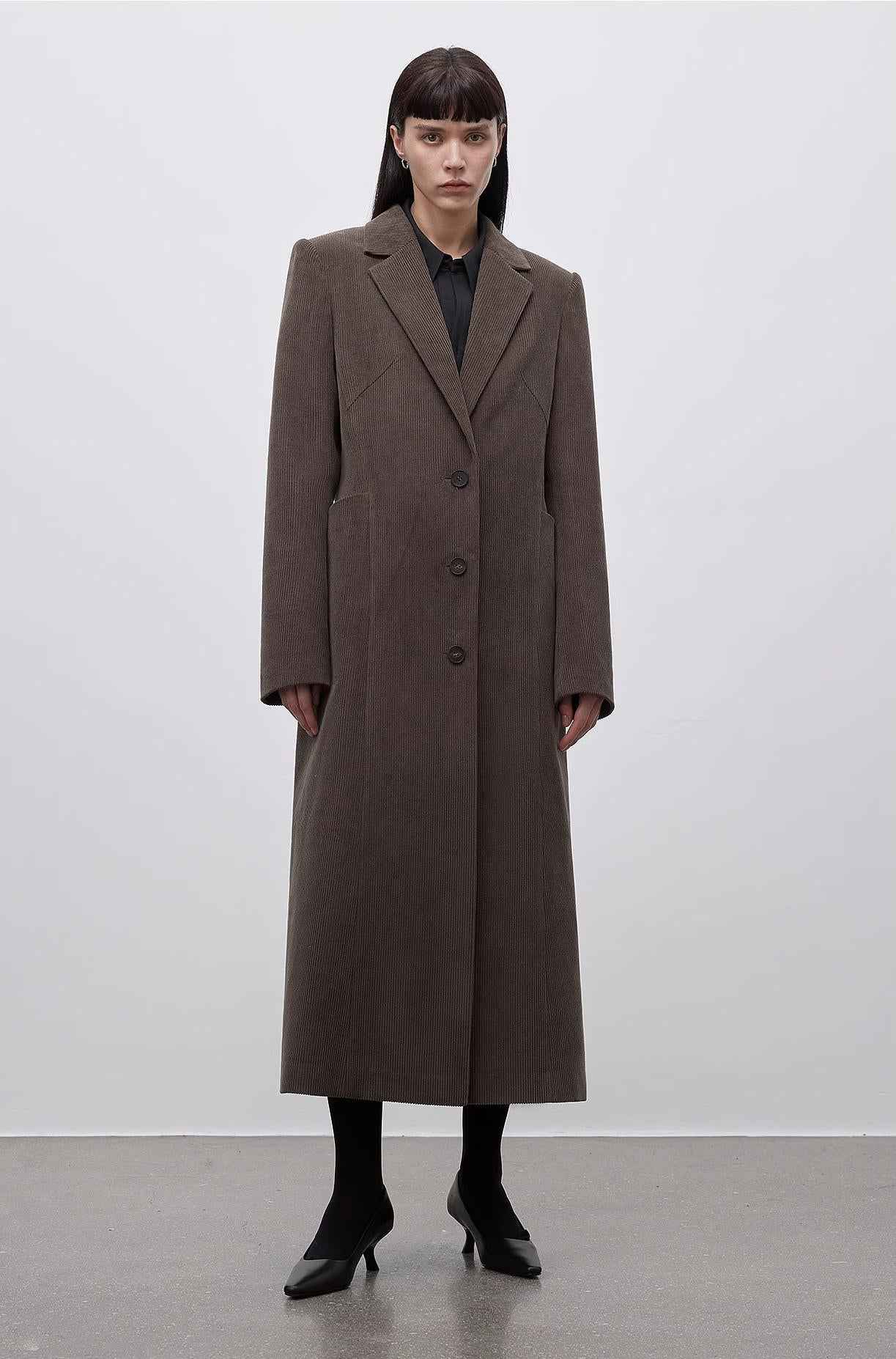 Corduroy three - dimensional pocket waist coat - variant_title