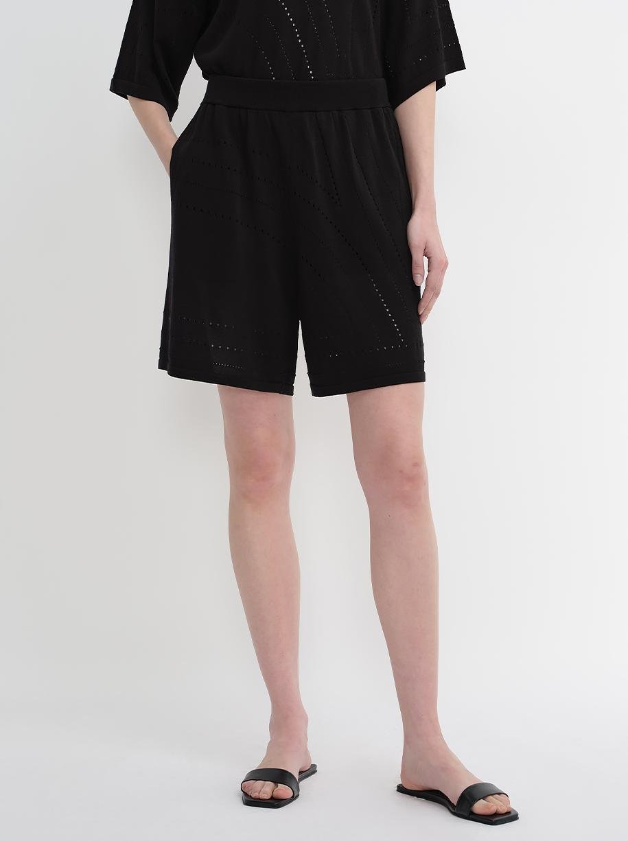 Customized Acetate Cotton Geometric Lines Knitted Suit - variant_title