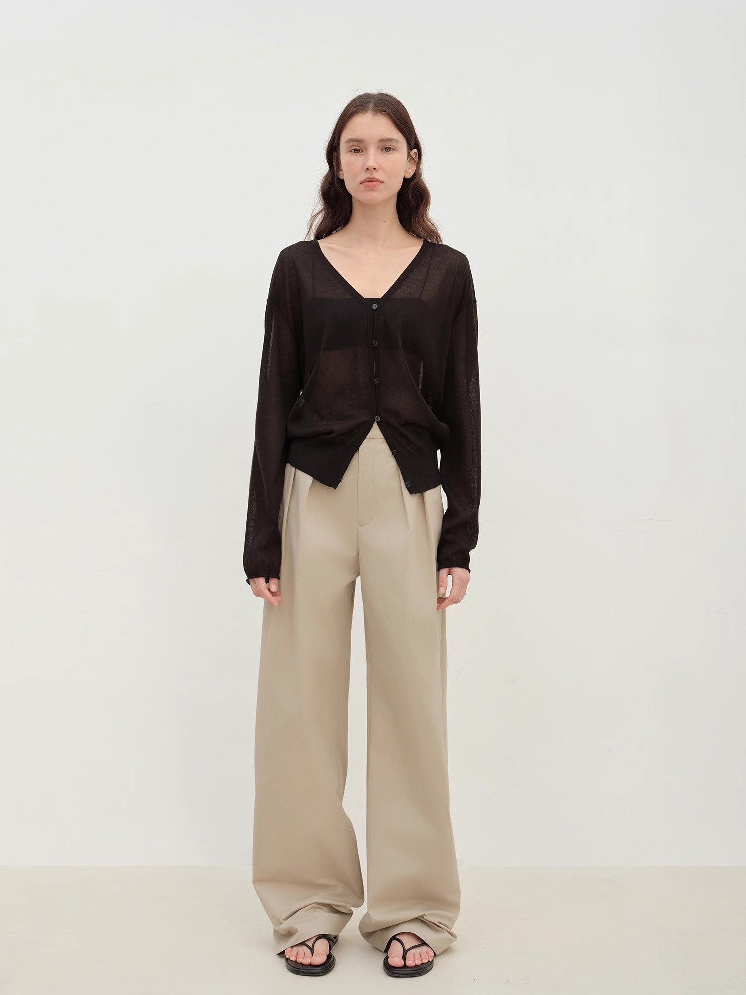 "Daylight" sunscreen V - neck new spring knitted cardigan jacket - variant_title