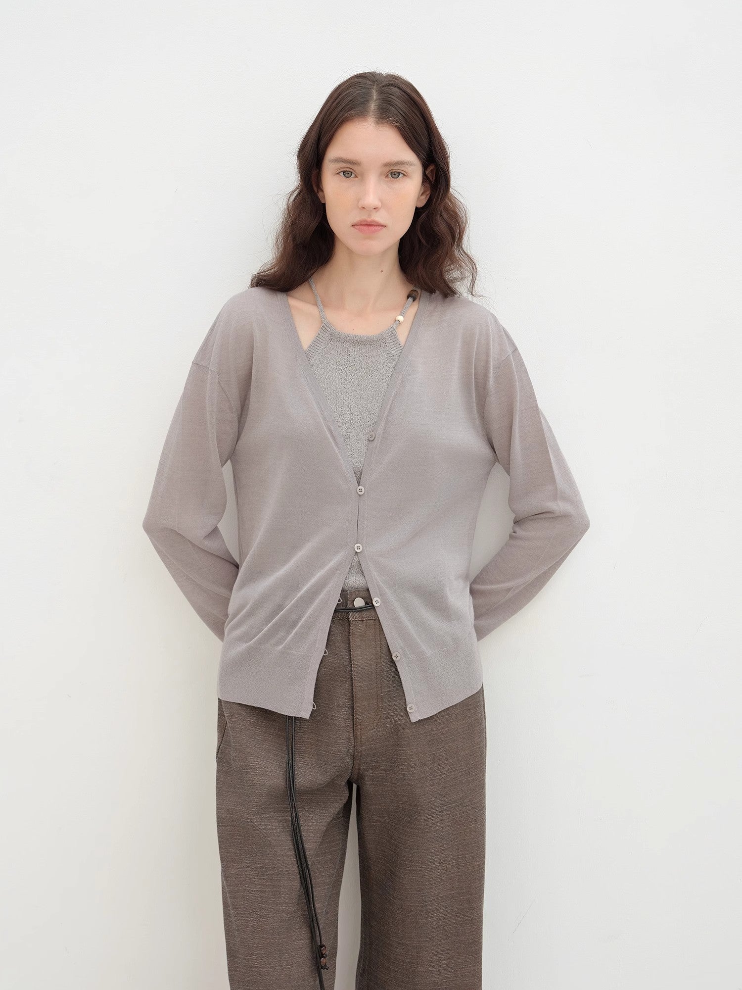"Daylight" sunscreen V - neck new spring knitted cardigan jacket - variant_title