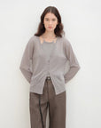 "Daylight" sunscreen V - neck new spring knitted cardigan jacket - variant_title