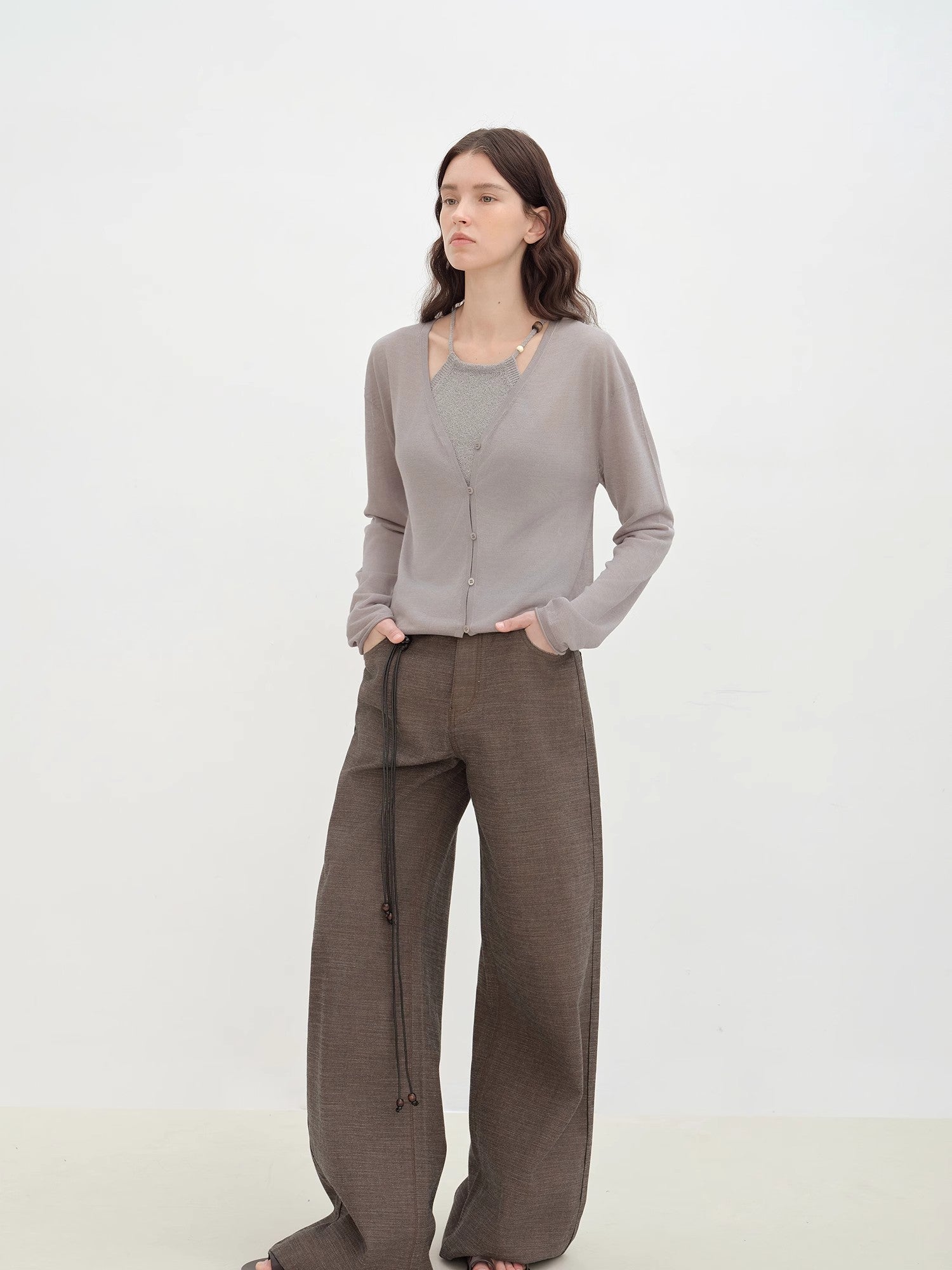 "Daylight" sunscreen V - neck new spring knitted cardigan jacket - variant_title