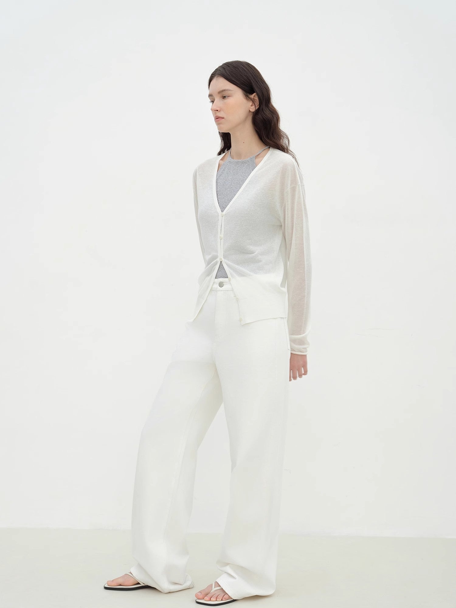 "Daylight" sunscreen V - neck new spring knitted cardigan jacket - variant_title