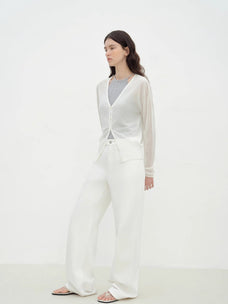 "Daylight" sunscreen V - neck new spring knitted cardigan jacket - variant_title