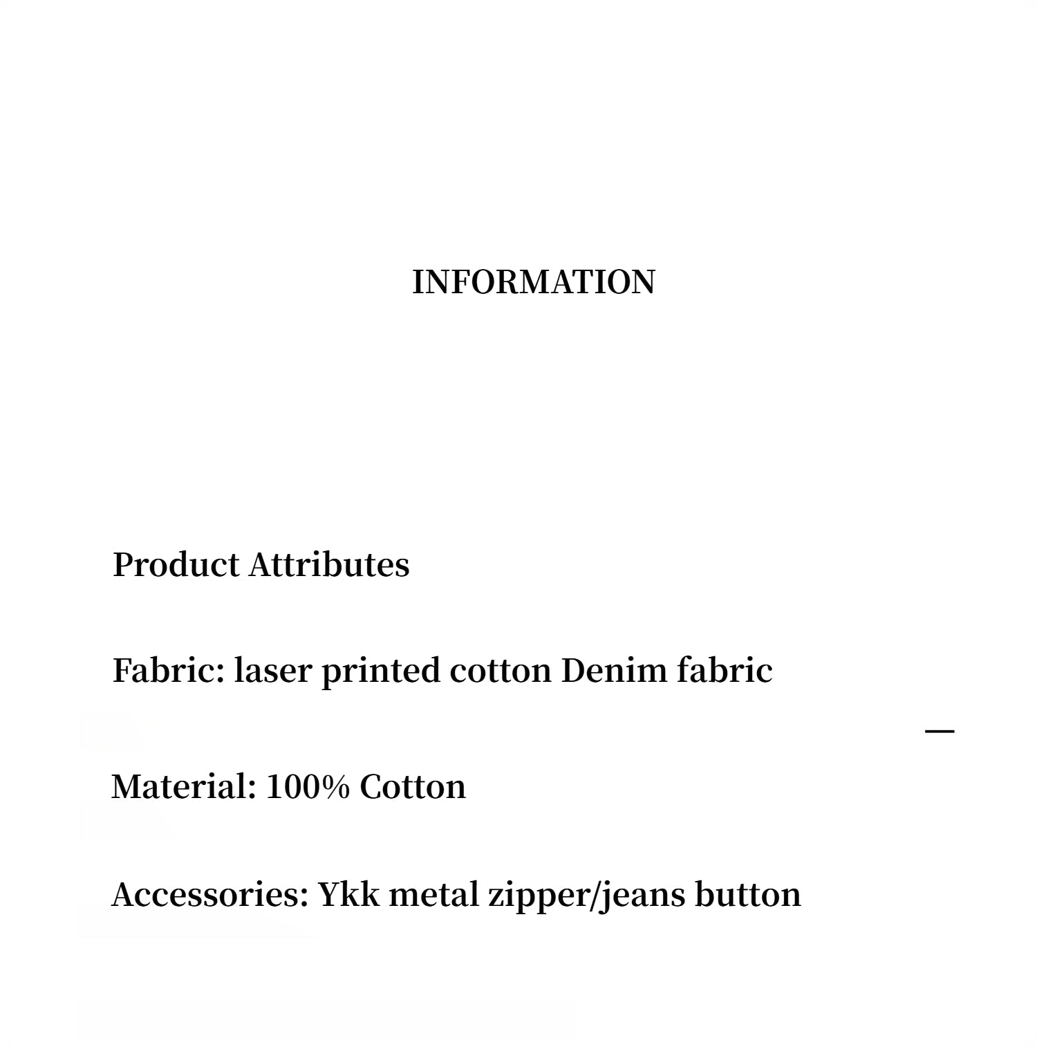 "Denim Shadow"retro washed printed layered casual slimming cotton bootcut jeans - variant_title