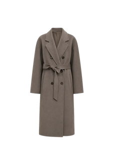 Desert Mirage double-breasted slight cocoon coat product image 01