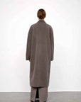 Desert Mirage double-breasted slight cocoon coat product image 04