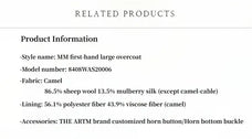 Desert Rose Australian wool double-breasted coat product image 05