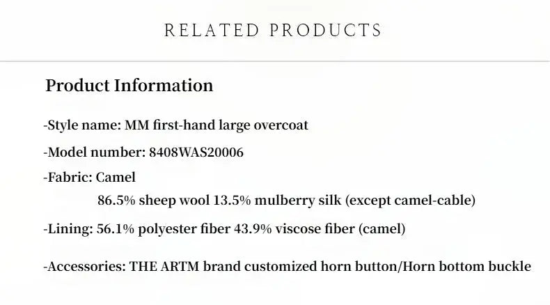 Desert Rose Australian wool double-breasted coat product image 05