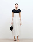 "Deyanuo" hemp three - dimensional hourglass sleeveless round neck loose slim dress for women - variant_title