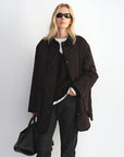 "Diamond Texture" Splicing Lapel 90 White Goose Down Barn Jacket Down Jacket Women - variant_title