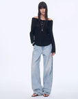 Distressed dirty dyed Tencel cotton jeans"Art Journey" - variant_title