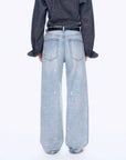 Distressed dirty dyed Tencel cotton jeans"Art Journey" - variant_title