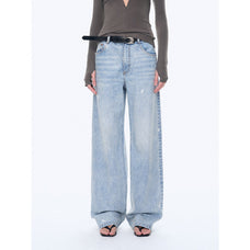 Distressed dirty dyed Tencel cotton jeans"Art Journey" - variant_title