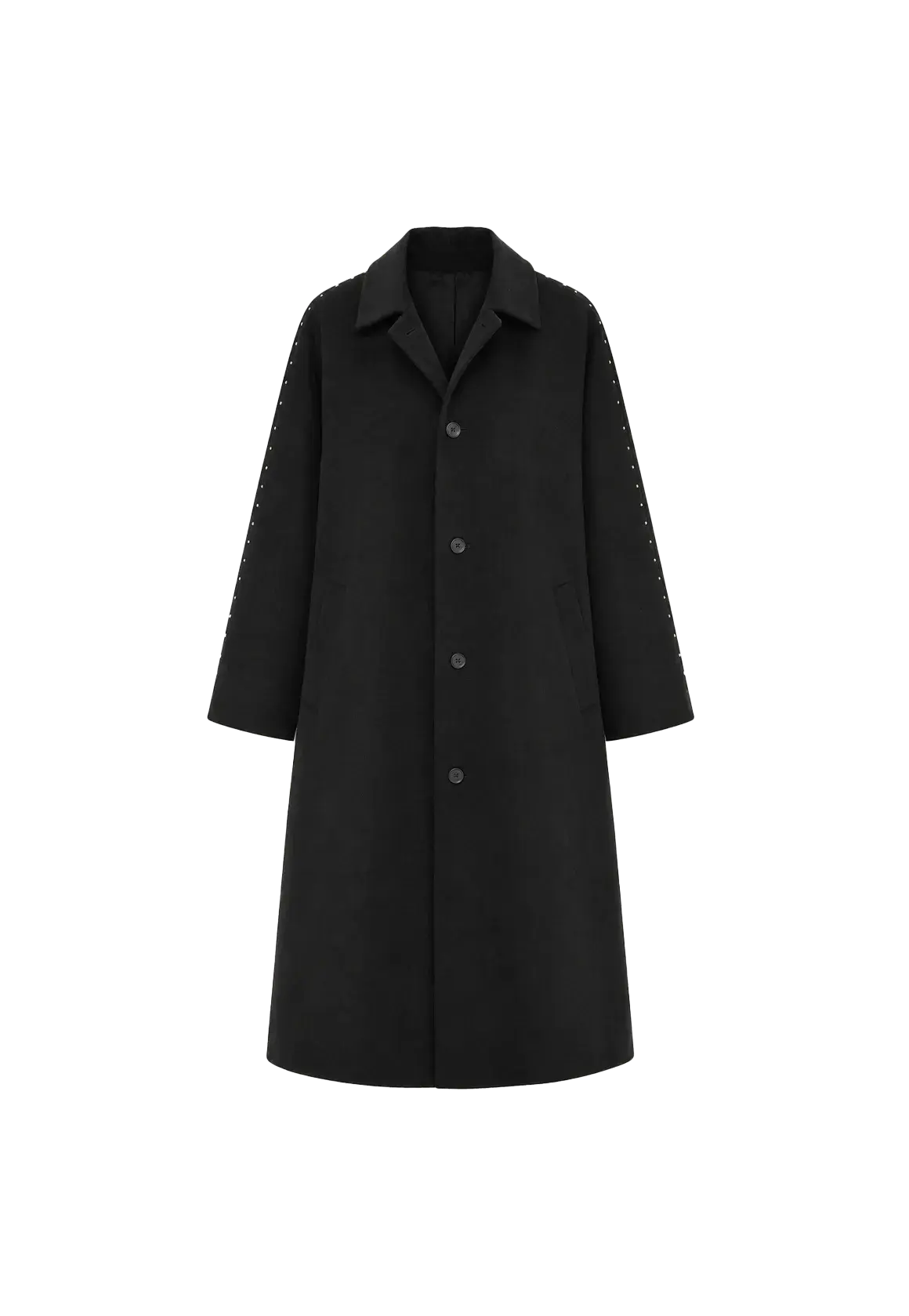 Dream of Champs Elysees riveted lapel wool coat product image 01