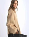 Dream of Champs Elysees riveted lapel wool coat product image 10