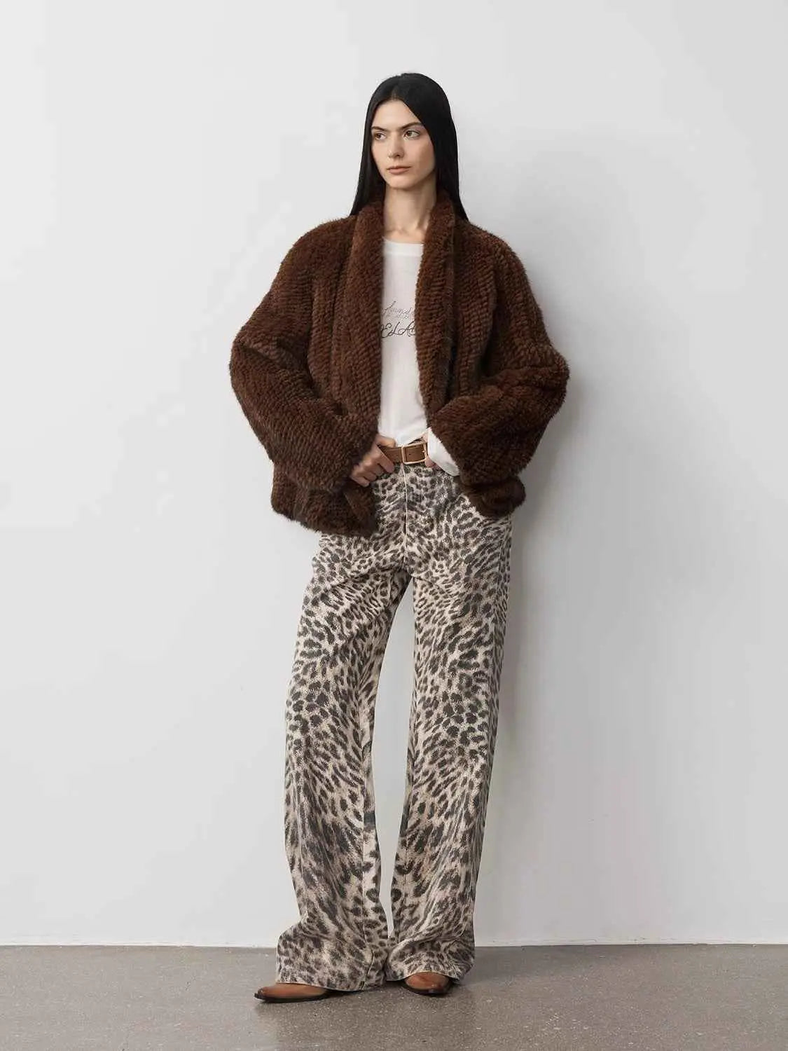Dream Traveler Maple Brown mink coat full-length styling