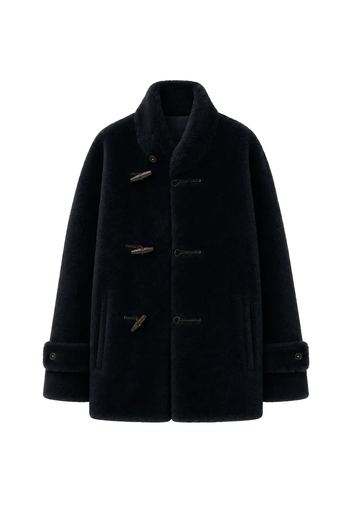 Dreamer long stand-collar sheepskin jacket product image 05