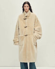 Dreamer long stand-collar sheepskin jacket product image 09