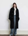 Dreamer long stand-collar sheepskin jacket product image 16