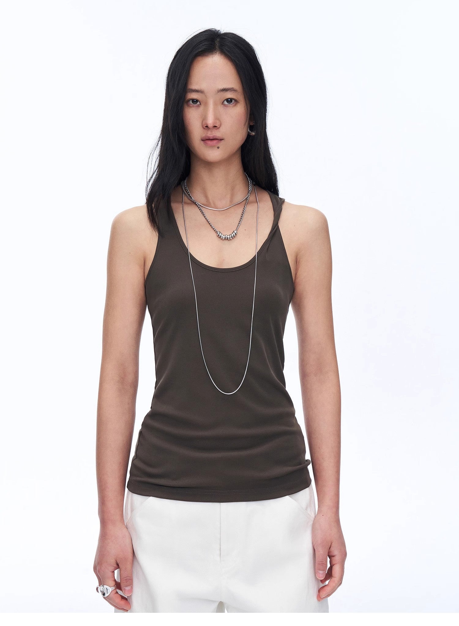 "Early Summer Jet Lag" Casual Tight - fitting Multi - collar Camisole for Women - variant_title