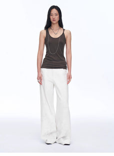 "Early Summer Jet Lag" Casual Tight - fitting Multi - collar Camisole for Women - variant_title