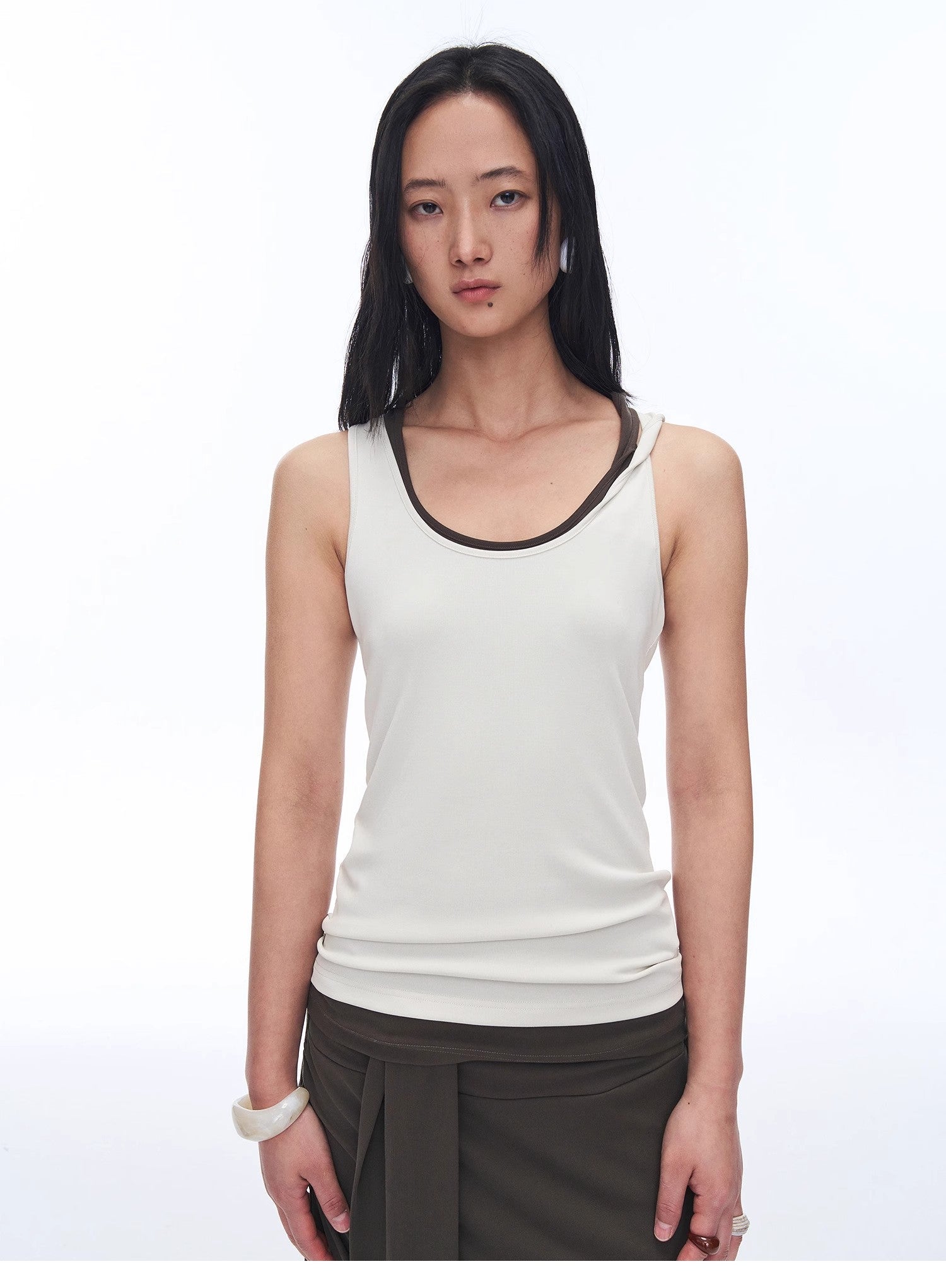 "Early Summer Jet Lag" Casual Tight - fitting Multi - collar Camisole for Women - variant_title