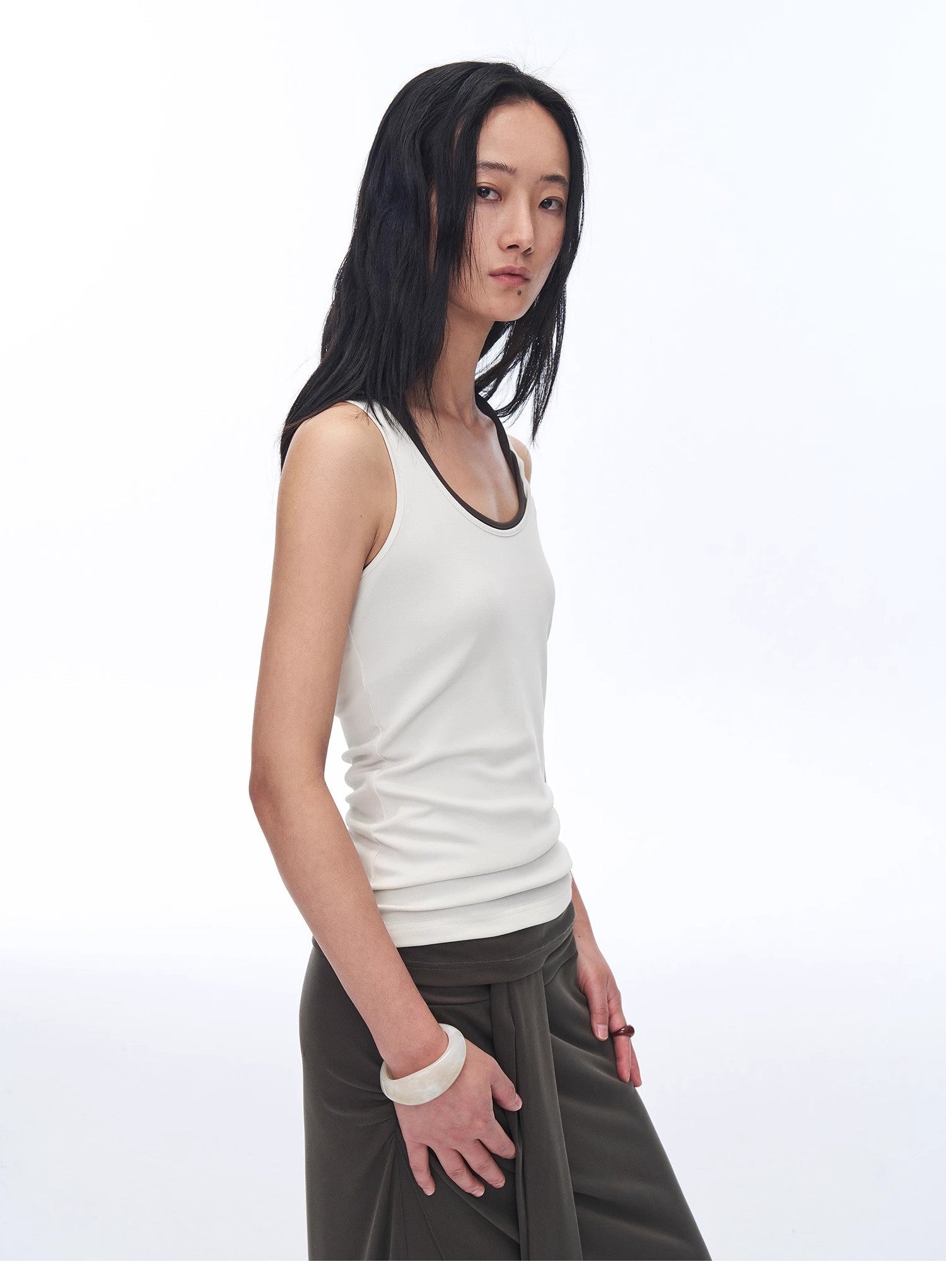 "Early Summer Jet Lag" Casual Tight - fitting Multi - collar Camisole for Women - variant_title