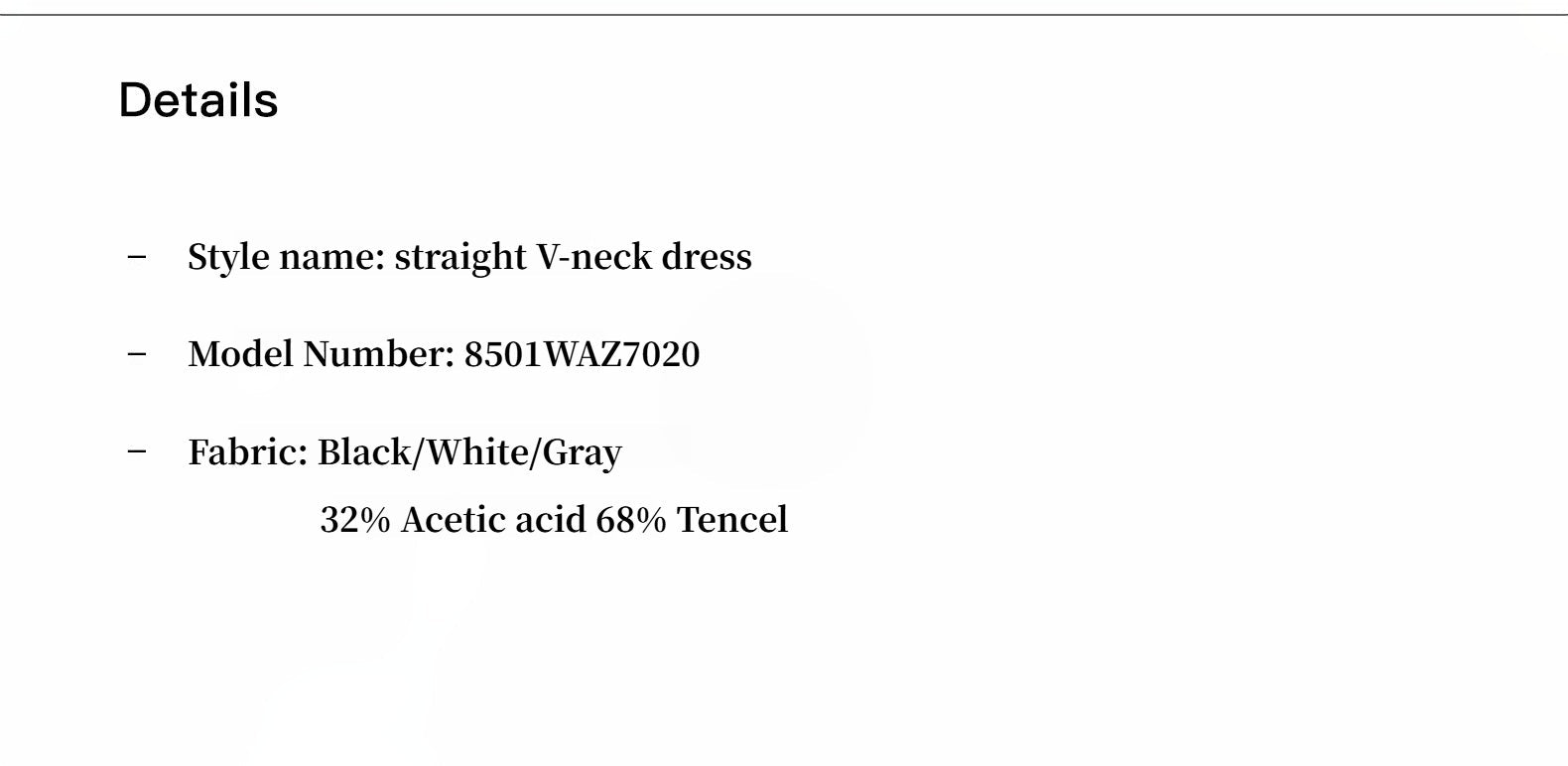 Elegant and intellectual triacetate Tencel blended skin - friendly transparent splicing design V - neck dress - variant_title